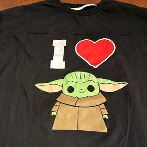 Ladies Disney I Love Grogu tee